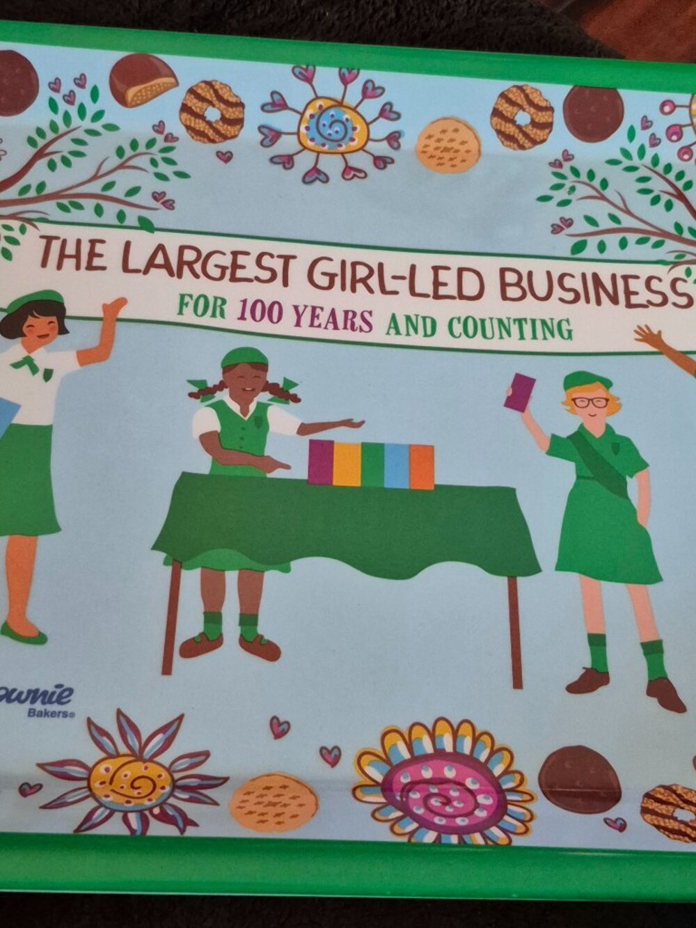 Little Brownie Bakers Commemorative Girl Scout Centennial Cookie Serving Tray EC